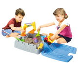 Children's Sandpit Box Game with 11 Fun Play Accessories