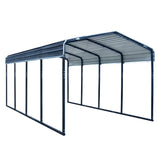 SHADE SHIELD Single Carport 3.3m x 6m x 2.9m - Galvanised Steel Frame - Gable Roof