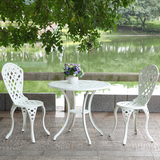 Remy 3 Piece Outdoor Setting - White (Aluminium)