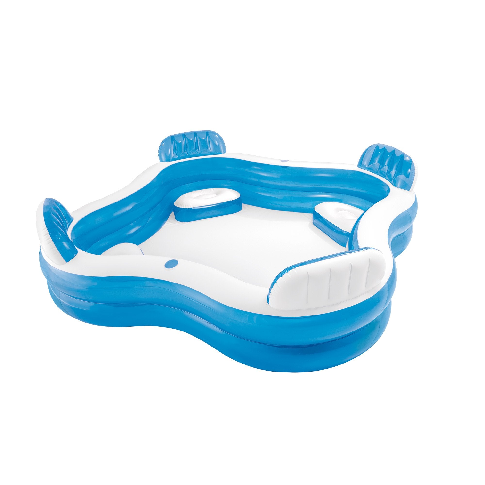 Intex Swim Center Square Inflatable Lounge Pool The Best Backyard