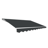 3.0m x 2.5m Outdoor Retractable Folding Arm Awning - Grey