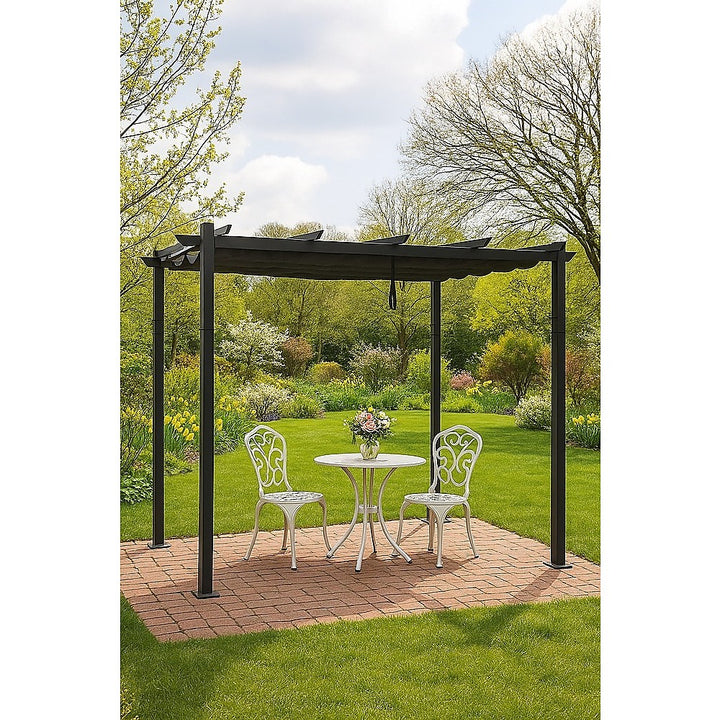 3m x 4m Aluminium Pergola with Retractable Roof
