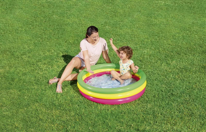 Bestway 1.02m x 25cm(h) Swim Squad Inflatable Kids Pool