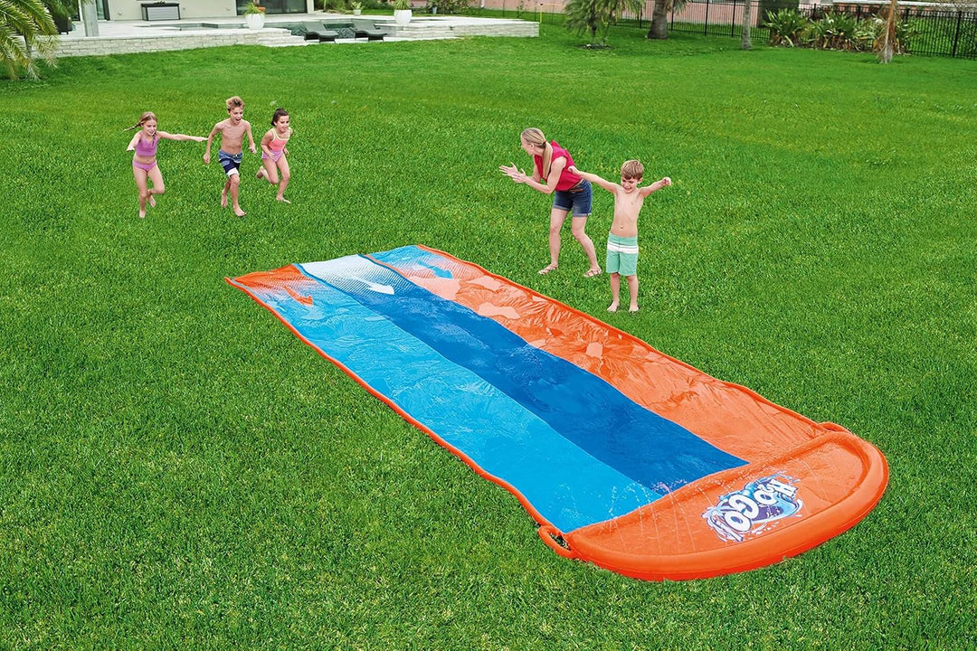 Bestway 4.88m Triple Slip & Slide - 4.88m (with water jets)