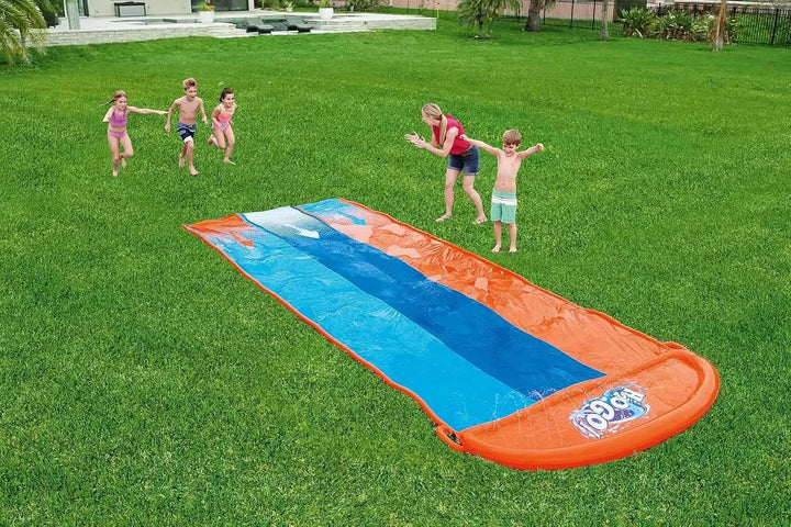 Bestway 4.88m Triple Slip & Slide - 4.88m (with water jets)