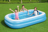Bestway 2.62m x 1.75m x 51cm Inflatable Family Swimming Pool - Blue