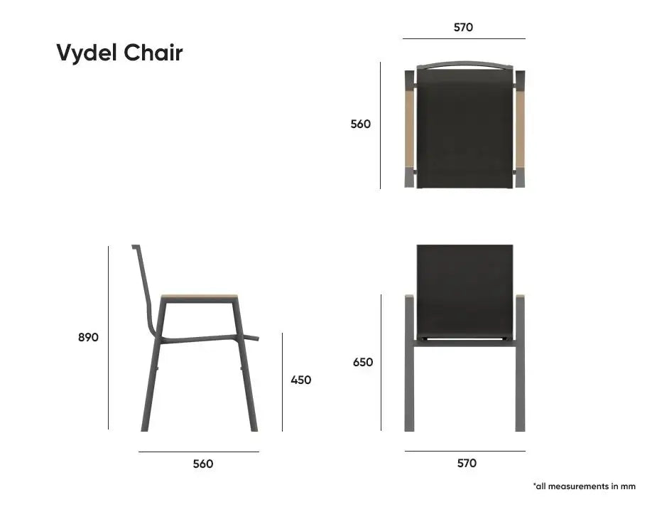 Vydel White Outdoor  Armchair
