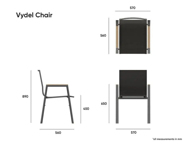 Vydel White Outdoor  Armchair