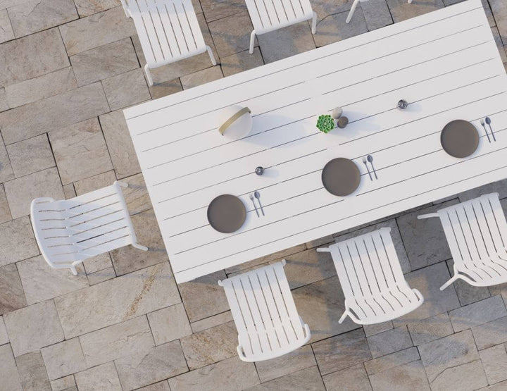 Reflect Table - Outdoor - Extendable 220/338 x 106cm (Available in White & Charcoal)