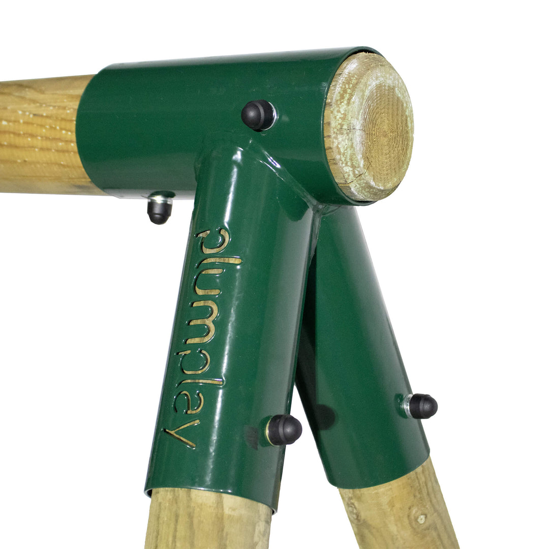 Plum Marmoset Wooden Swing Set