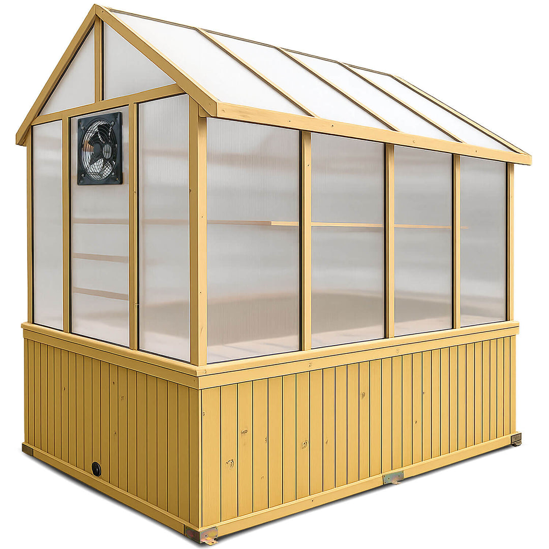 Botanico 2.4m x 1.5m Greenhouse Kit by Yardtopia