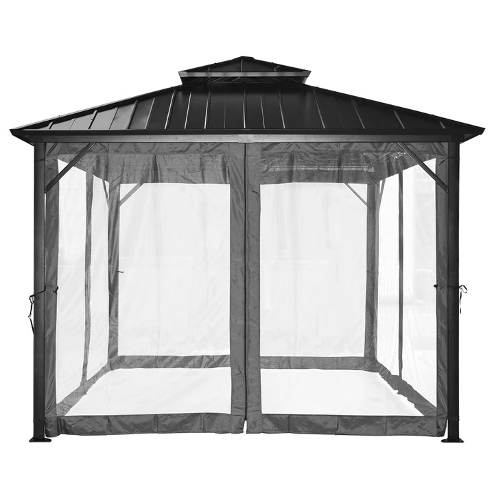 Aspendale 3m x 3.6m Gazebo with Mosquito Netting and Curtain by Yardtopia