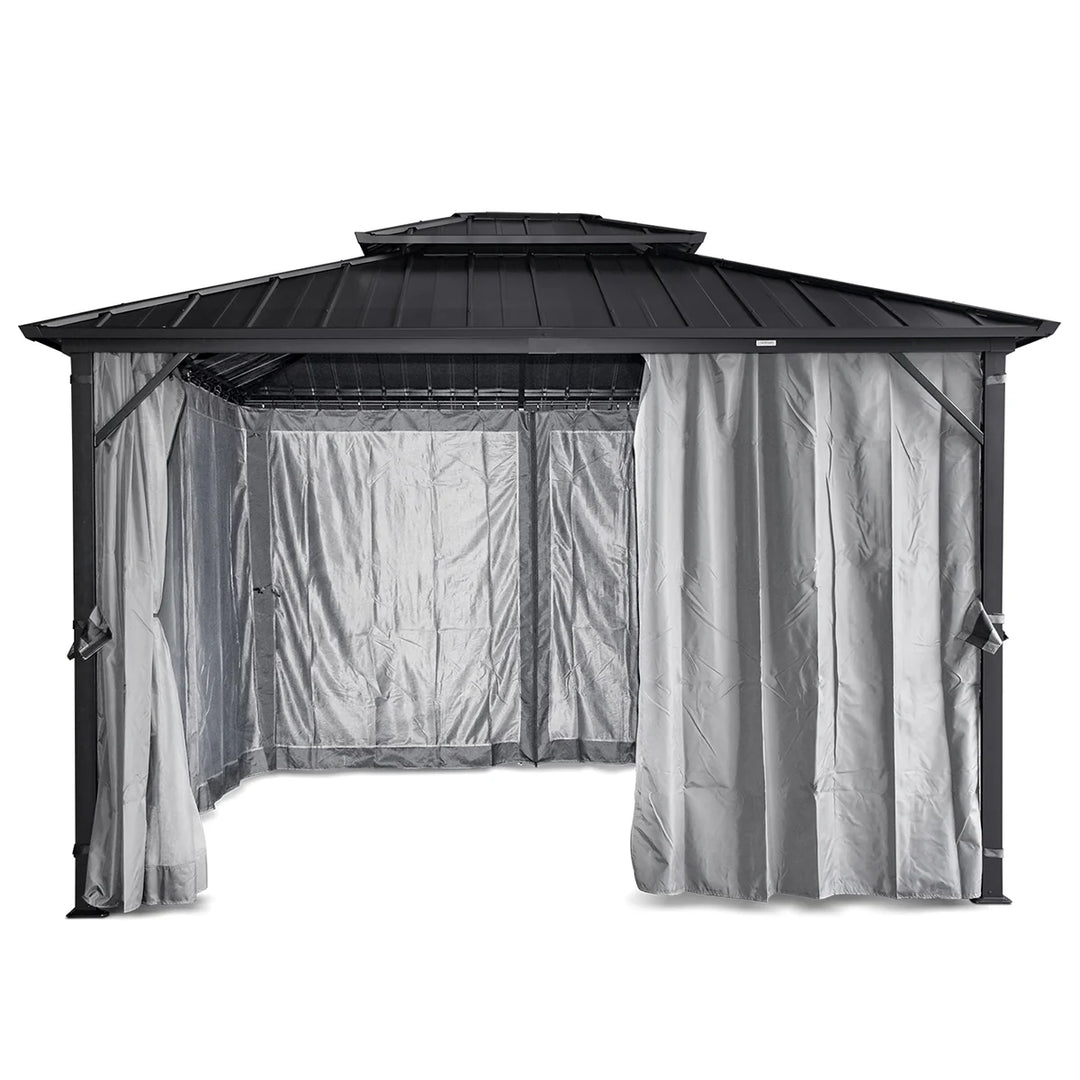 Aspendale 3m x 3.6m Gazebo with Mosquito Netting and Curtain by Yardtopia