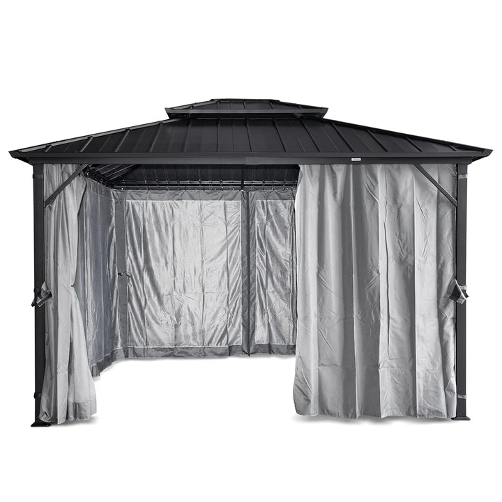 Aspendale 3m x 3.6m Gazebo with Mosquito Netting and Curtain by Yardtopia