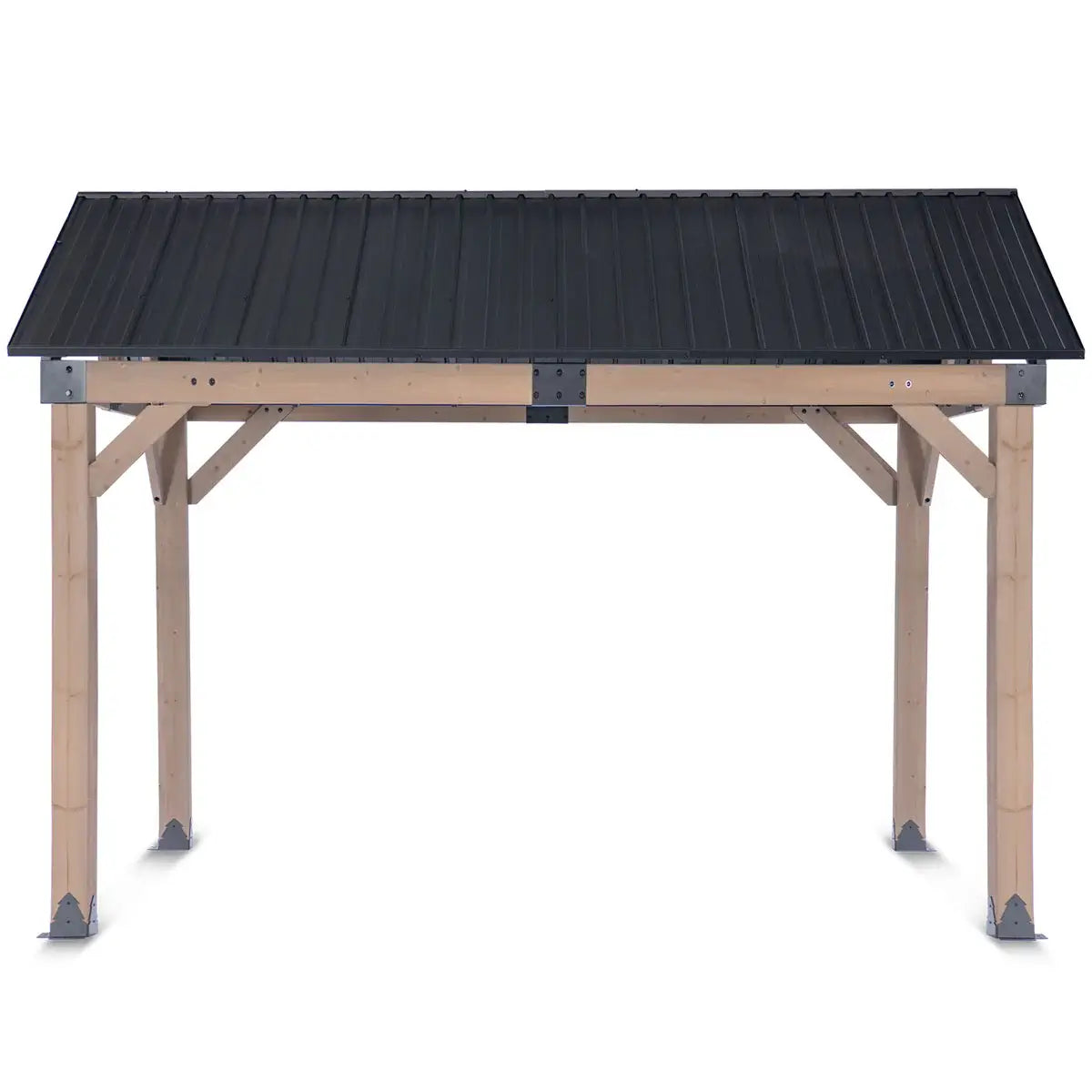 Fremantle 3.6m x 3m Timber & Steel Gable Roof Gazebo by Yardtopia