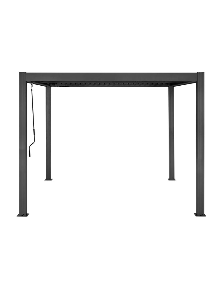 Elmont 3m x 3m Aluminium Pergola with Adjustable Louvre Set by Yardtopia