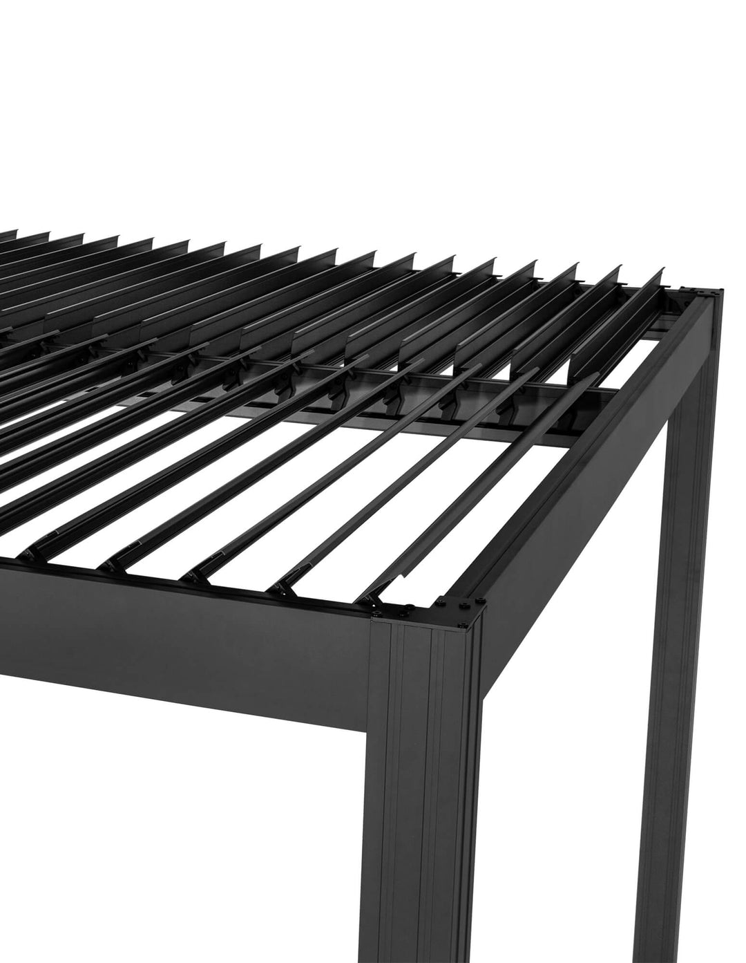 Elmont 3m x 3m Aluminium Pergola with Adjustable Louvre Set by Yardtopia