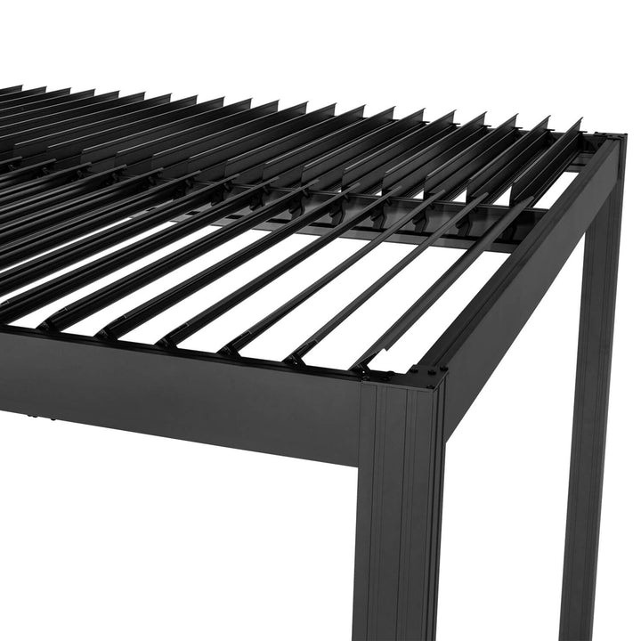 Elmont 3m x 4m Aluminium Adjustable Louvre Pergola by Yardtopia