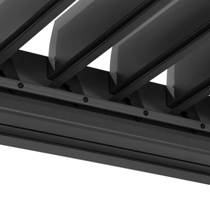 Elmont 3m x 4m Aluminium Adjustable Louvre Pergola by Yardtopia