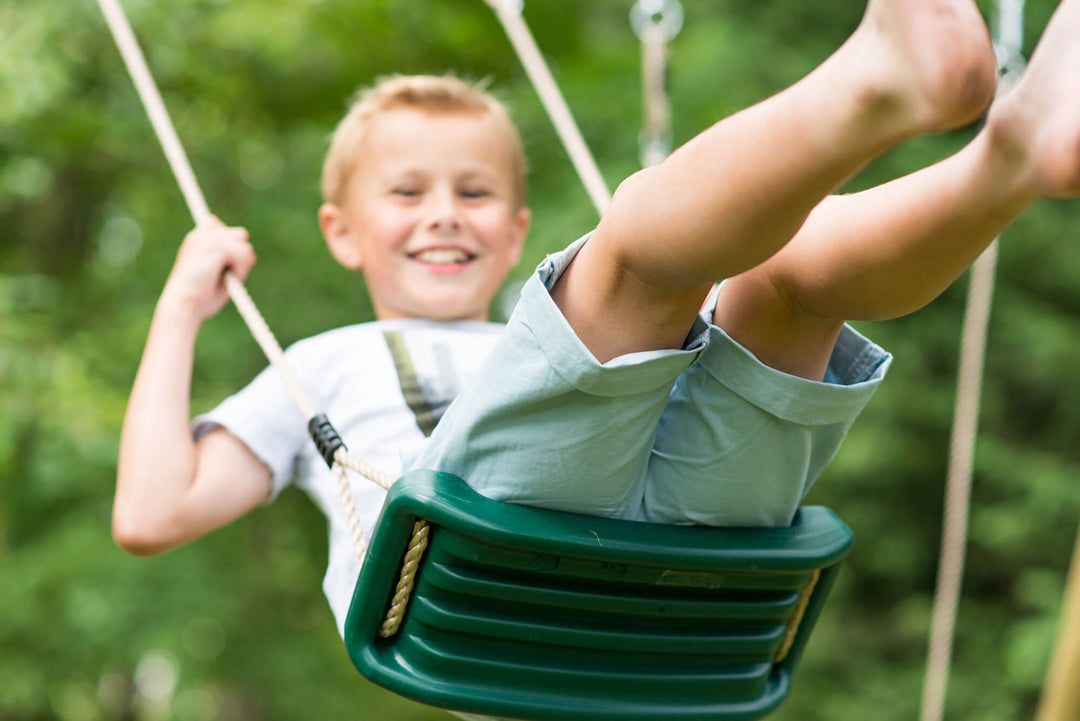 Plum Gibbon Wooden Swing Set