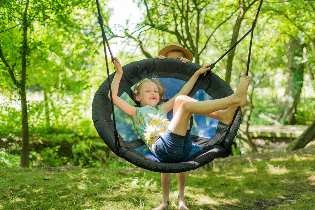 Plum Wooden Nest Swing Set - Spider Monkey