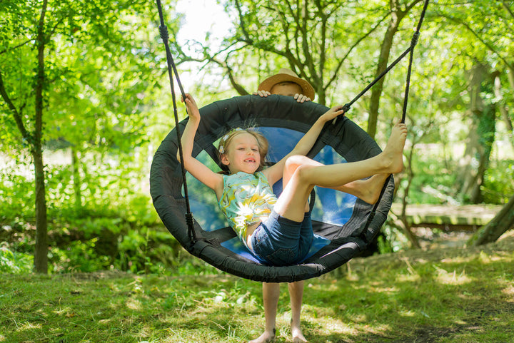 Plum Wooden Nest Swing Set - Spider Monkey