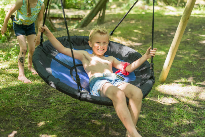 Plum Wooden Nest Swing Set - Spider Monkey