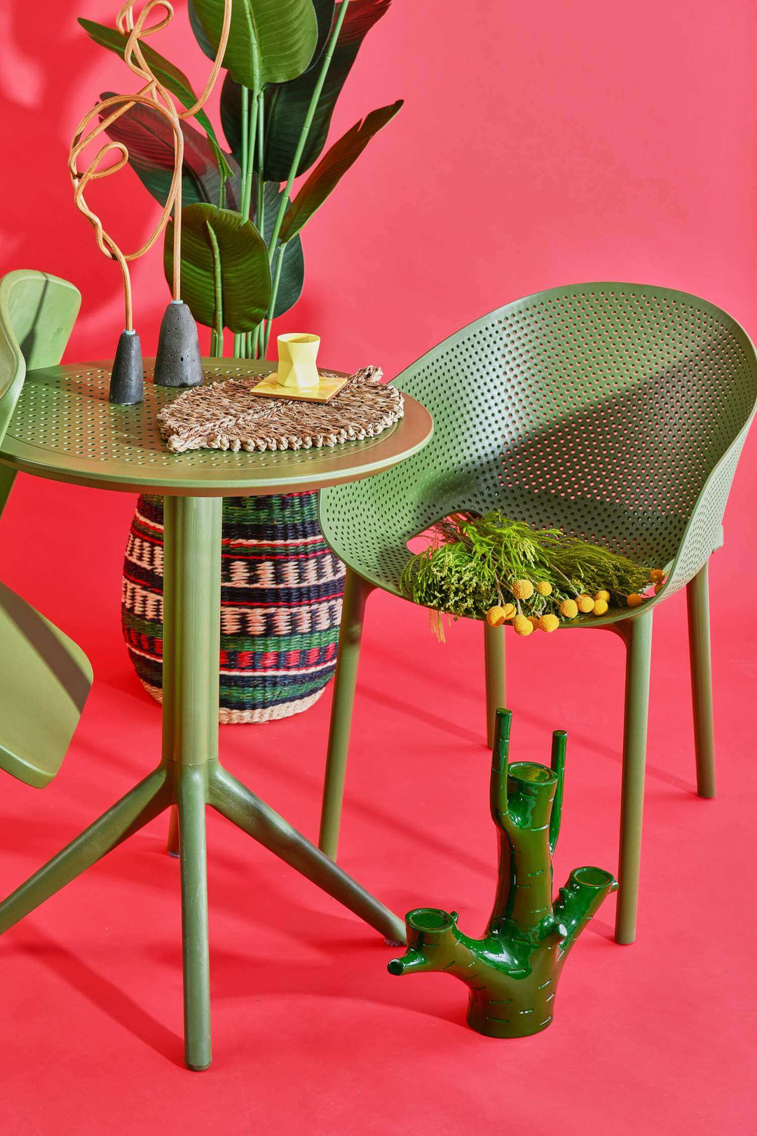 Siesta Sky Stacking Chair (Available in Black, White, Taupe, Green, Marsala & Anthracite)