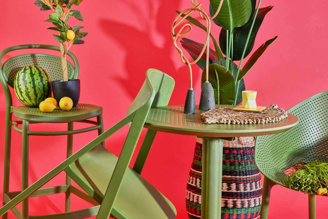 Siesta Sky Stacking Chair (Available in Black, White, Taupe, Green, Marsala & Anthracite)