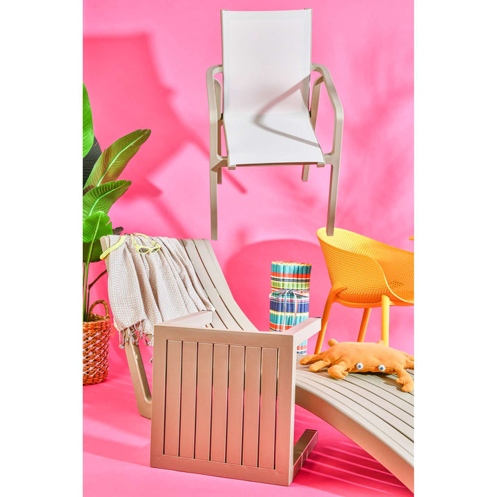 Siesta Slim Sun Lounger (Available in Black, White, Anthracite & Taupe - with / without cushion)