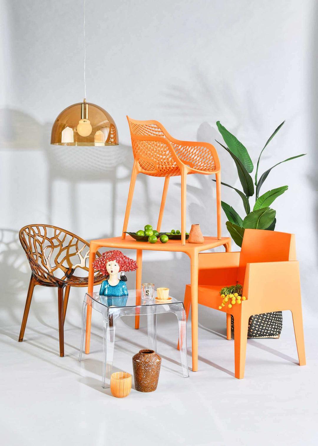 Siesta Air XL Arm Chair (Available in Black, White, Taupe, Green, Red, Orange, Mango & Anthracite)