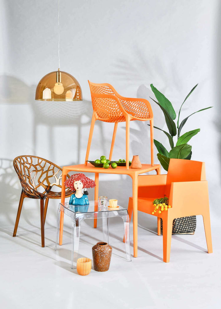 Siesta Air XL Arm Chair (Available in Black, White, Taupe, Green, Red, Orange, Mango & Anthracite)