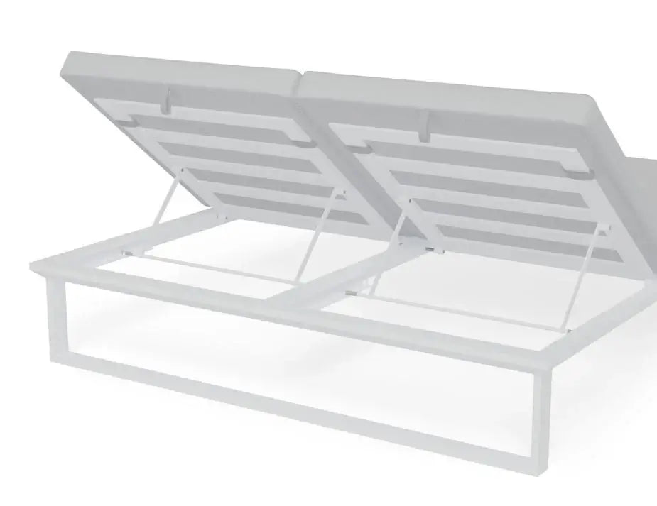 Vivara Sun Lounge - Double (Available in White & Charcoal)