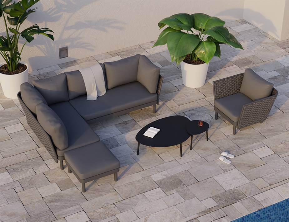 Cetara Coffee Table ((Avail with Black, Charcoal or White)