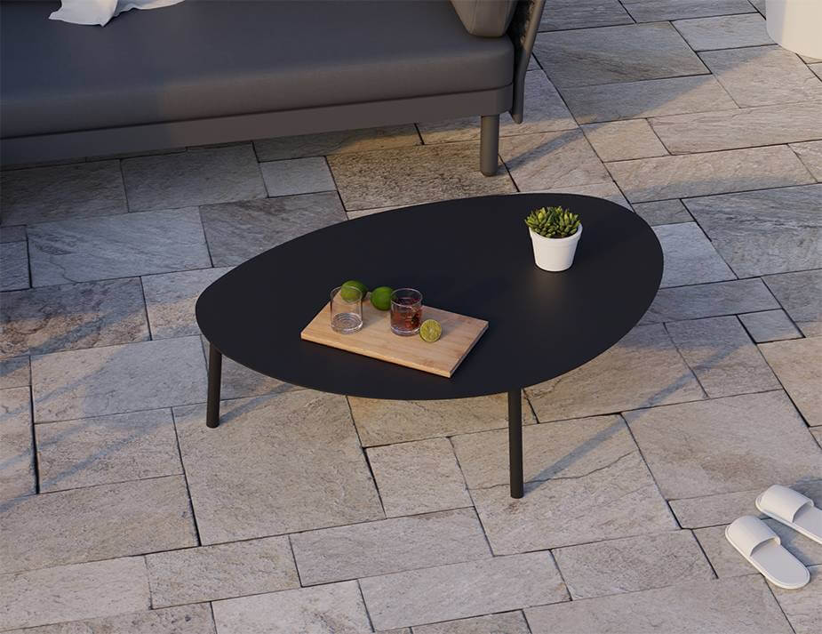 Cetara Coffee Table ((Avail with Black, Charcoal or White)