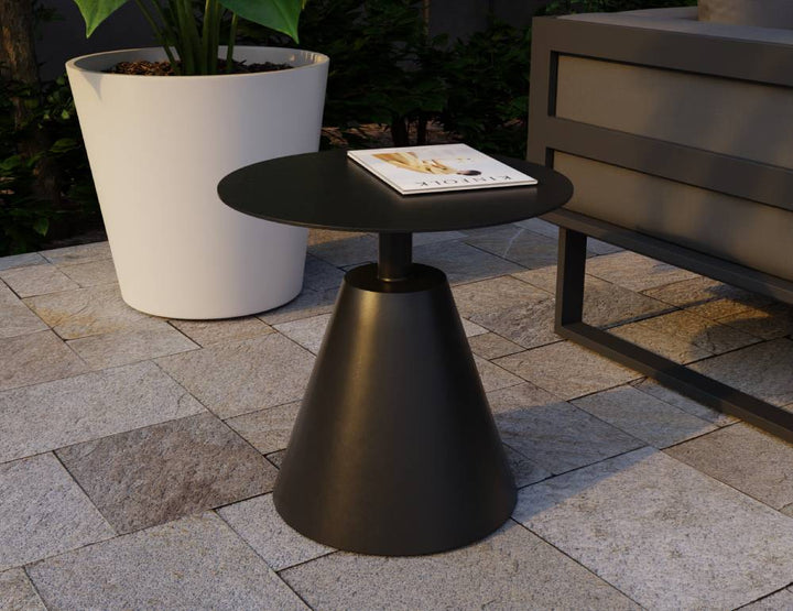 Corvo Outdoor Side Table (Avail in Black, Charcoal & White)