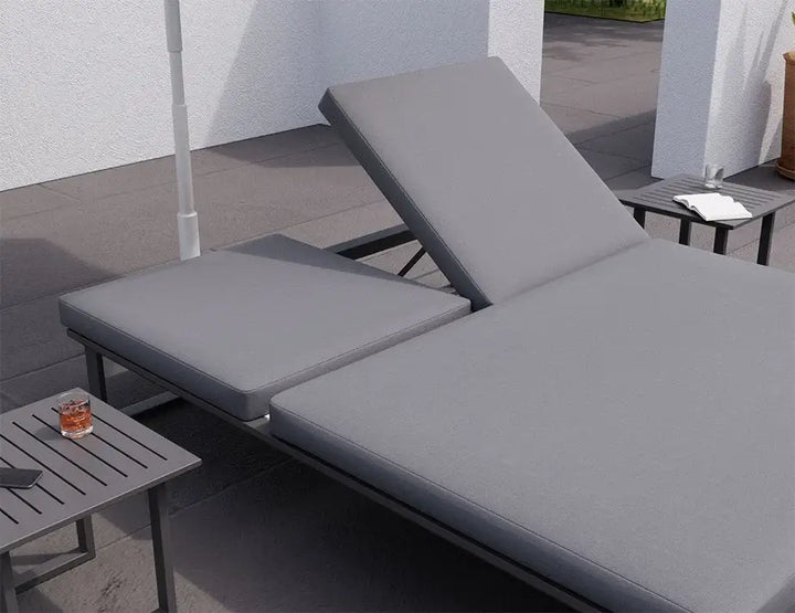Vivara Sun Lounge - Double (Available in White & Charcoal)