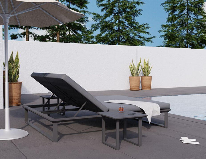 Vivara Sun Lounge - Double (Available in White & Charcoal)