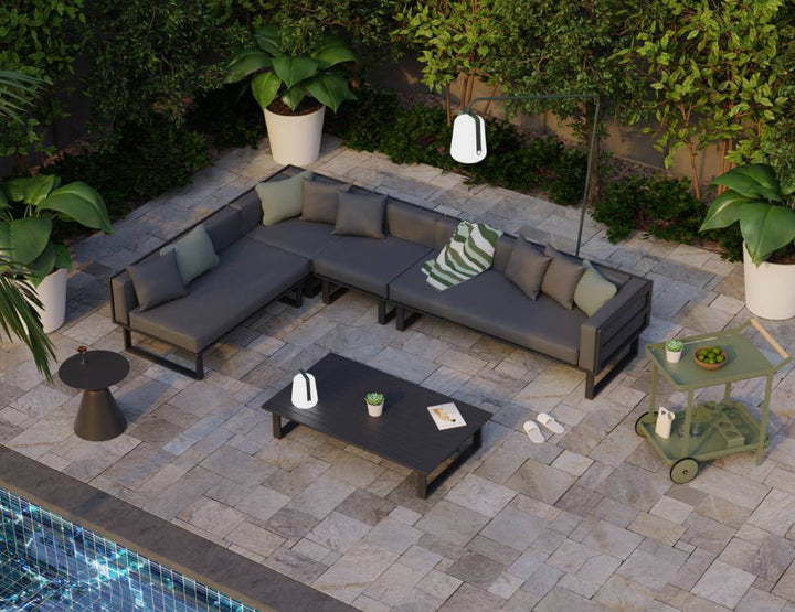 Corvo Outdoor Side Table (Avail in Black, Charcoal & White)