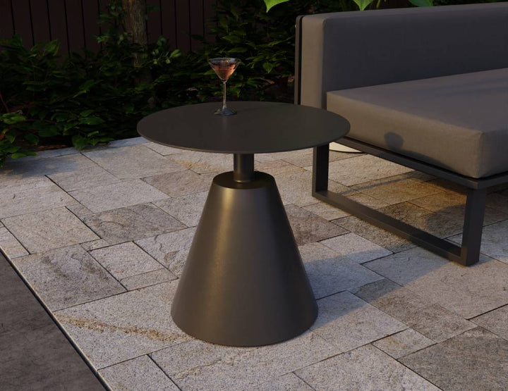 Corvo Outdoor Side Table (Avail in Black, Charcoal & White)