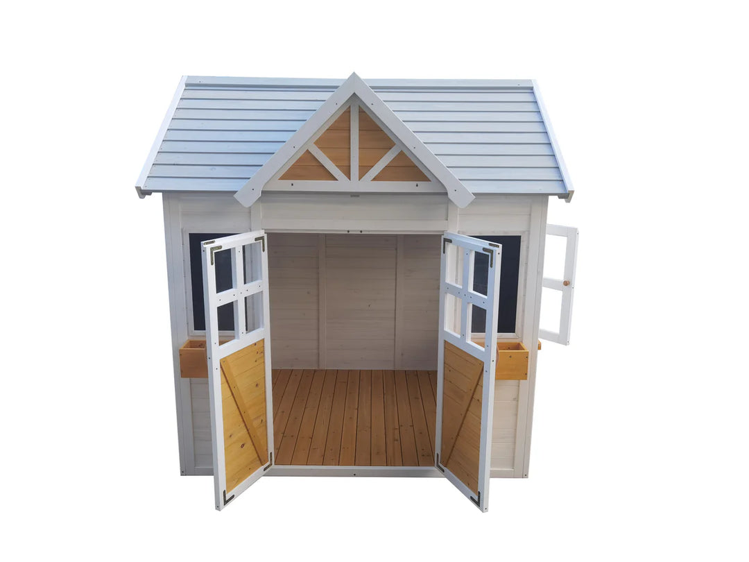 Kidzshack Country Shack Cubby House (with Mud Kitchen Option)
