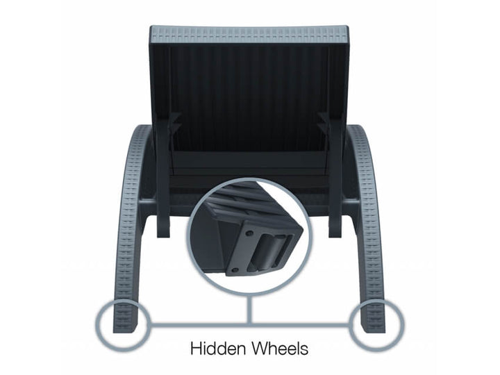 Fiji Sunlounger/Tequila Side Table 6 Pc Package