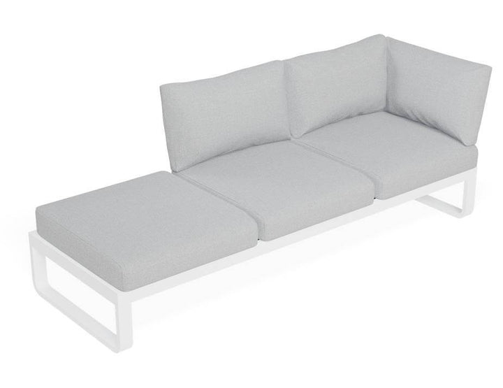 Fino Config A: Outdoor Modular Sofa (Avail in Matt Charcoal & Matt White Frame)