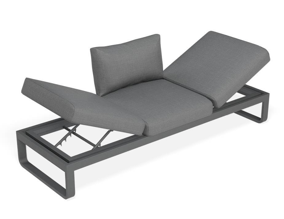 Fino Config A: Outdoor Modular Sofa (Avail in Matt Charcoal & Matt White Frame)