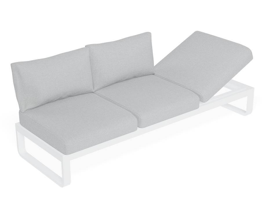 Fino Config A: Outdoor Modular Sofa (Avail in Matt Charcoal & Matt White Frame)
