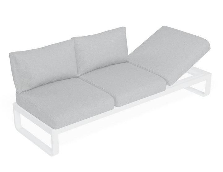 Fino Config A: Outdoor Modular Sofa (Avail in Matt Charcoal & Matt White Frame)