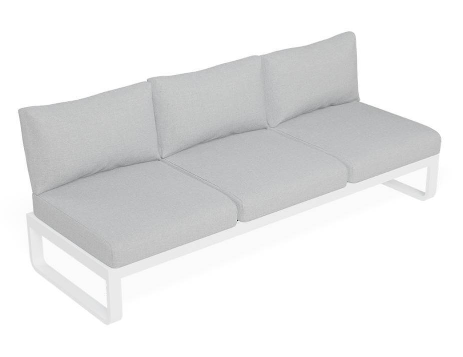 Fino Config A: Outdoor Modular Sofa (Avail in Matt Charcoal & Matt White Frame)