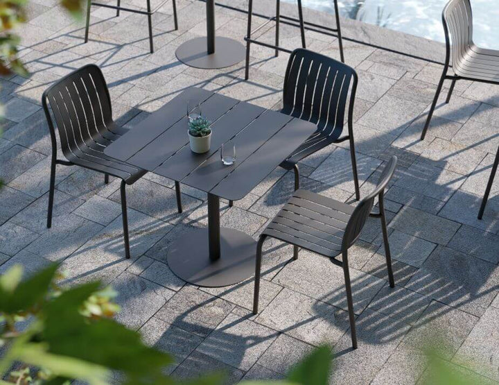 Roku Outdoor Dining Chair - No Cushion (Avail in Eucalyptus Green, White & Charcoal)