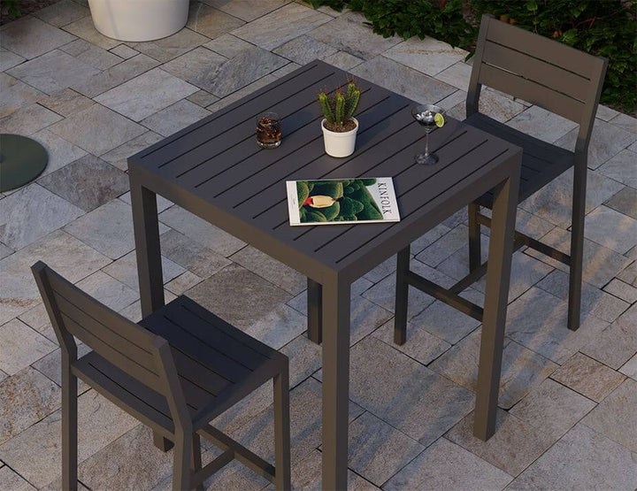 Halki Outdoor Table 77 x 77cm High Bar