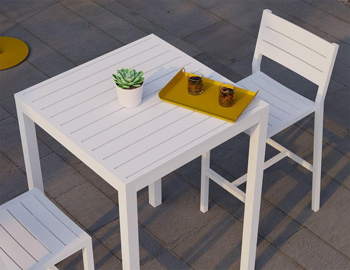 Halki Outdoor Table 77 x 77cm High Bar